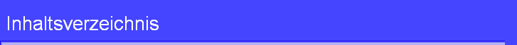 Inhaltsverzeichnis