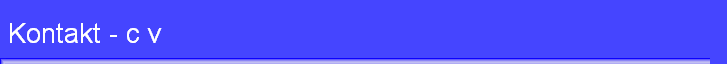 Kontakt - c v